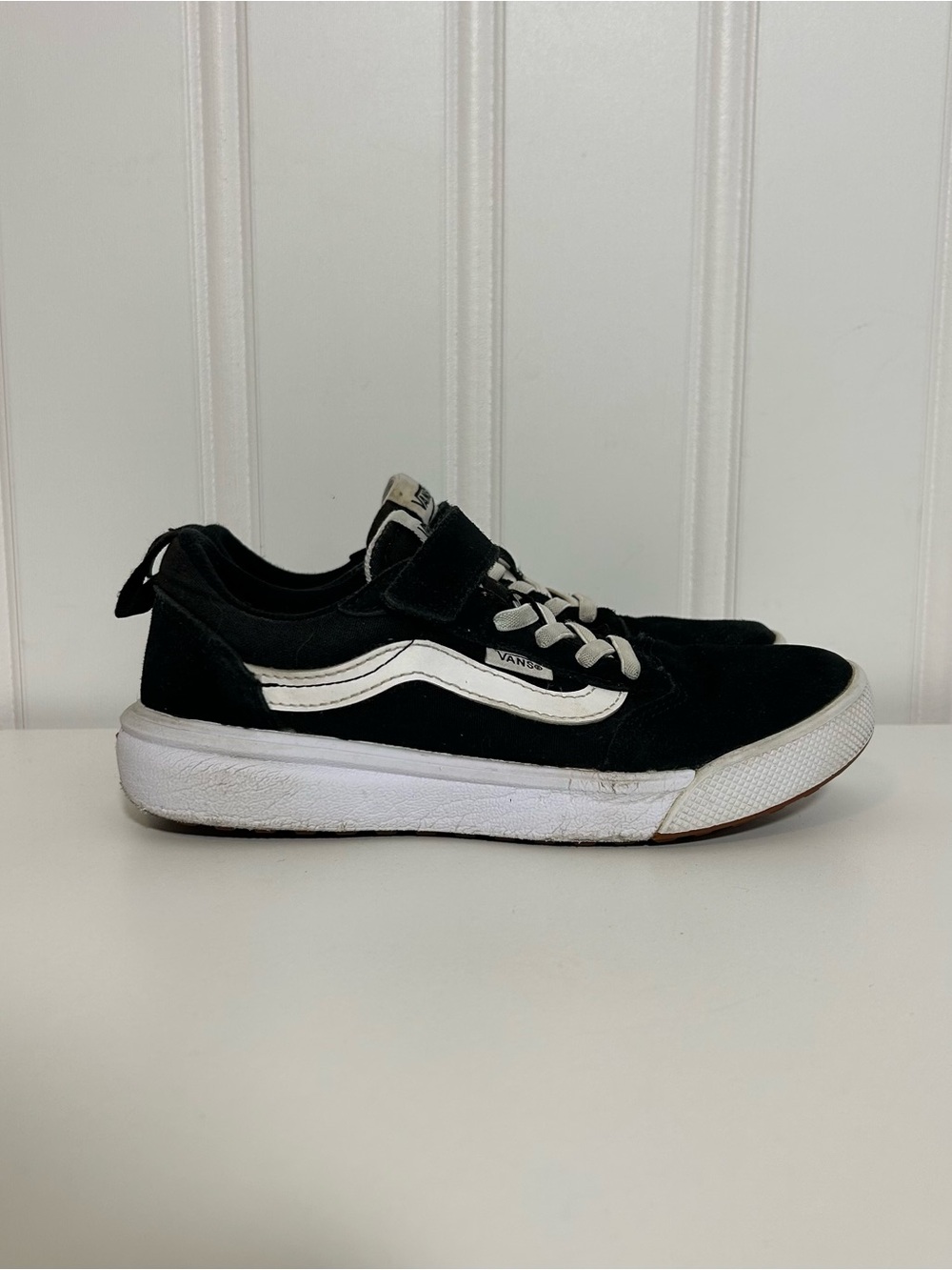 Vans ultrarange black white kids